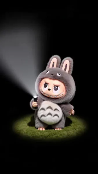 Labubu Flashlight Wallpaper 4