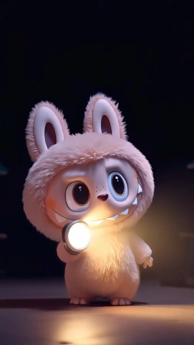 Labubu Flashlight Wallpaper 1