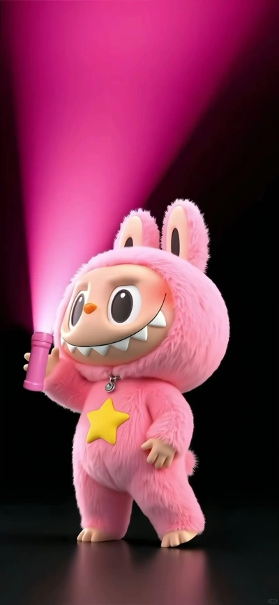 Labubu Flashlight Wallpaper 2