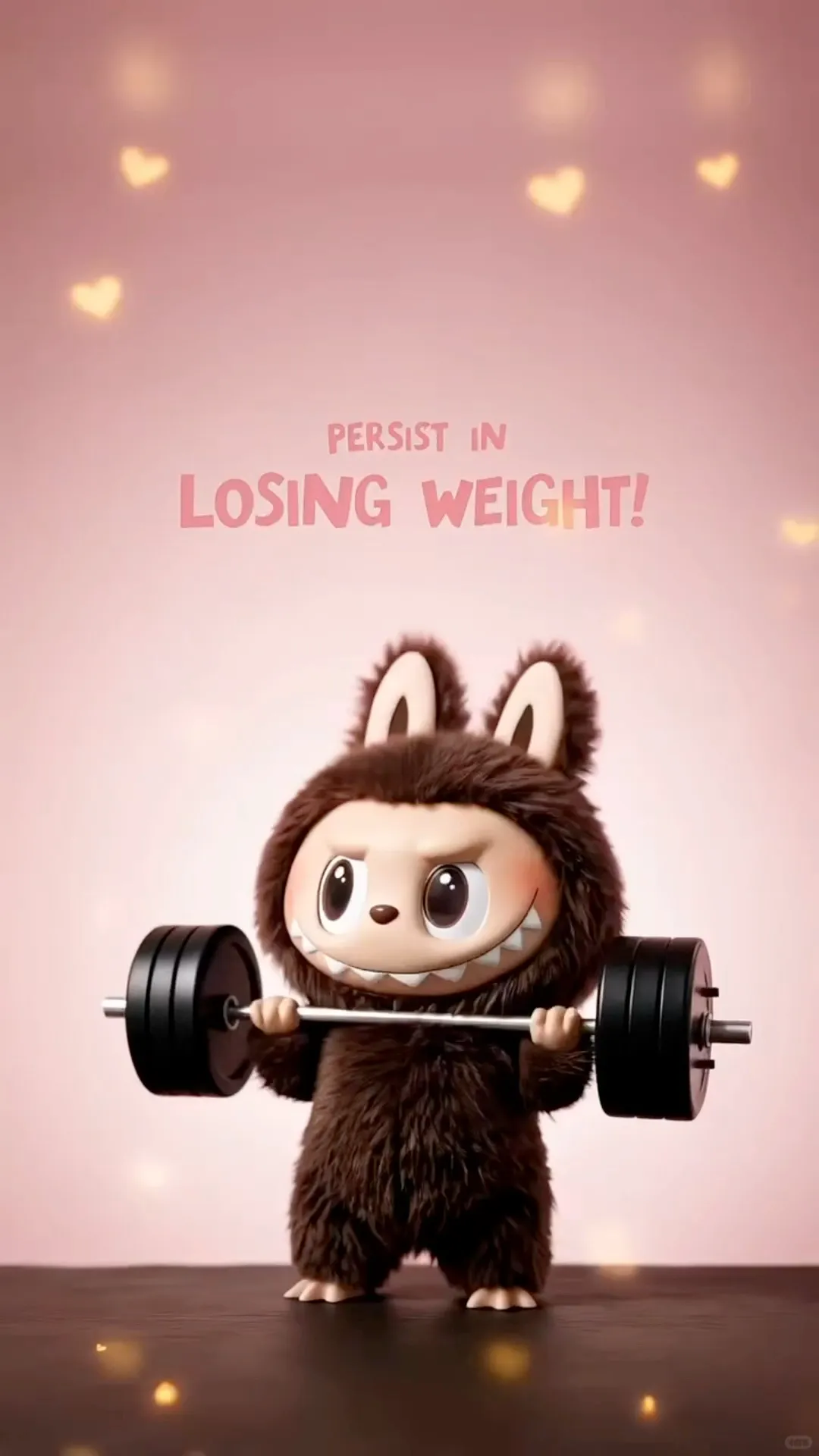 Weightlifting labubu Live Wallpaper 4