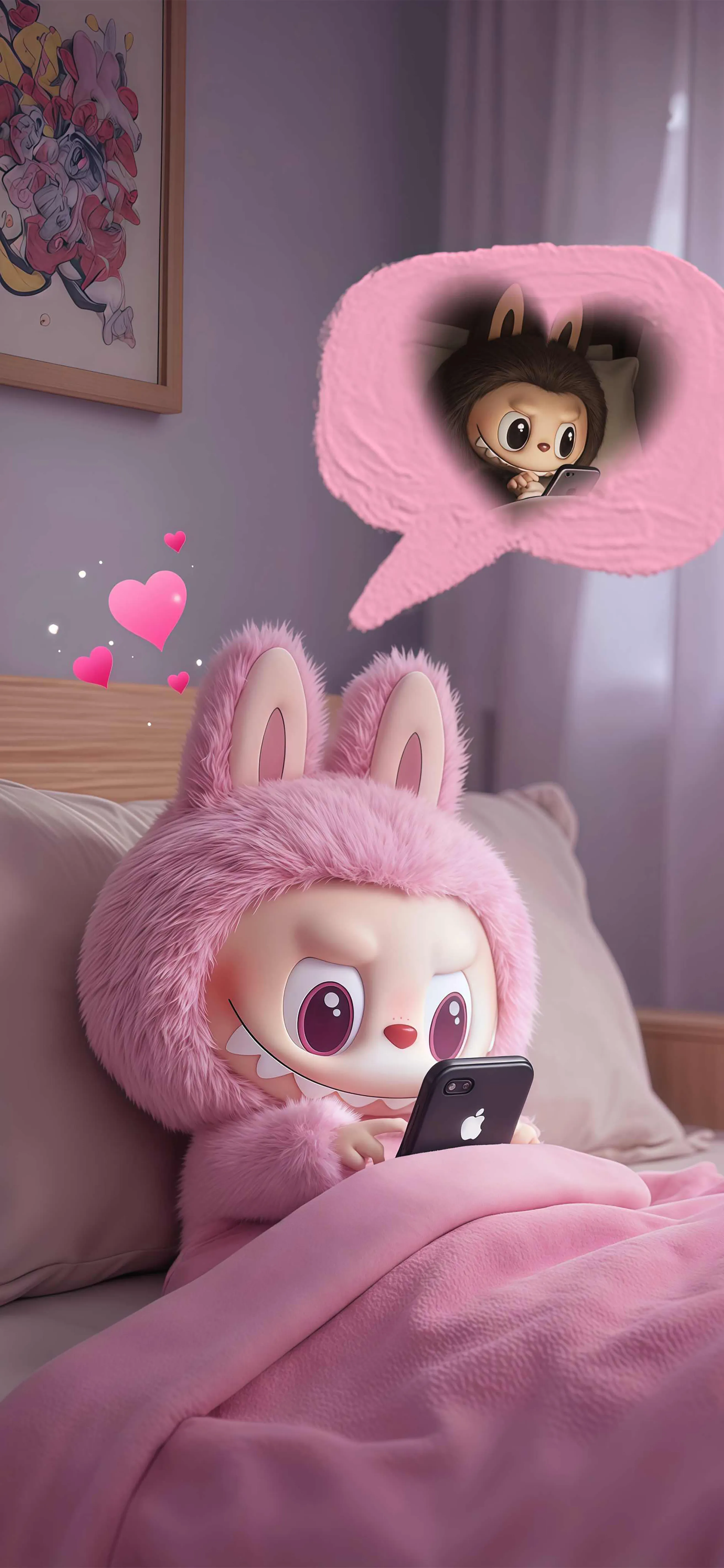 Mobile phone labubu Live Wallpaper 2